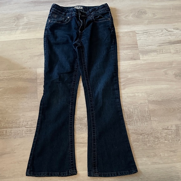 Mudd Dark Blue Flare Jeans - Picture 1 of 3